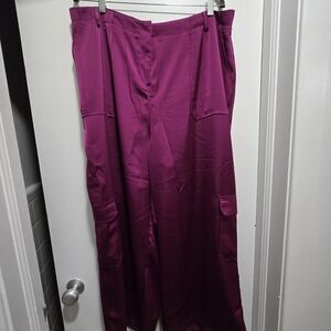 Fashion Nova Purple Cargo Pants